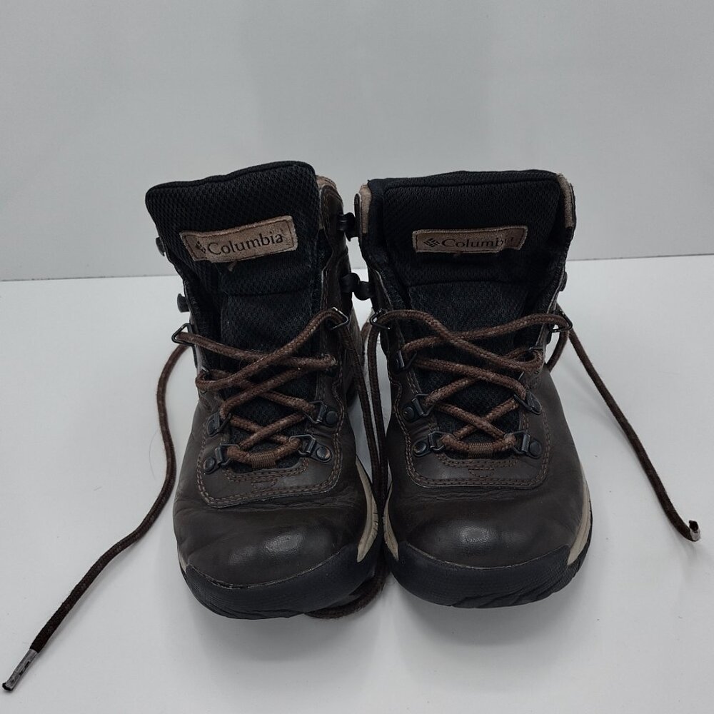 Columbia Omni grip Leather brown Waterproof Hiking Boots BL3783-23 Women's 7 - Picture 3 of 7